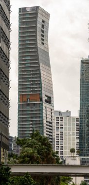 Miami, FL, ABD - 30 Ekim 2021: Echo Brickell Konutlarının Fotoğrafı