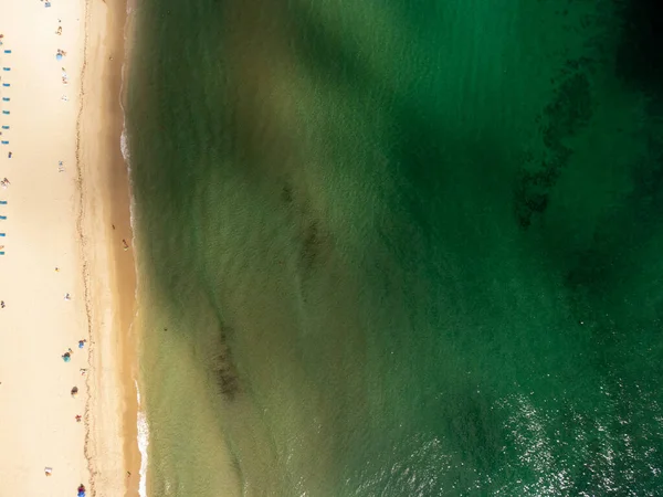 Aerial Overhead Photo Beach Shore — Stock Photo, Image