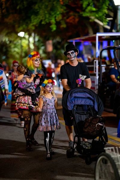 Fort Lauderdale Usa Listopadu 2021 Fotografie Scény Den Slavnosti Mrtvých — Stock fotografie