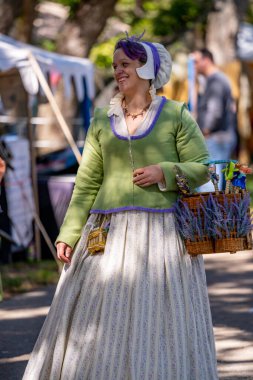 Hollywood, FL, ABD - 31 Ekim 2021: Camelot Günleri Ortaçağ Festivali TY Park Hollywood FL