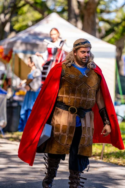 Hollywood Usa Οκτωβρίου 2021 Σκηνή Στο Camelot Days Medieval Festival — Φωτογραφία Αρχείου