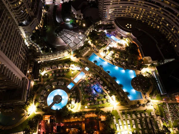 Miami Beach Usa November 2021 Aerial Photo Fontainebleau Hotel Miami — Stock Photo, Image