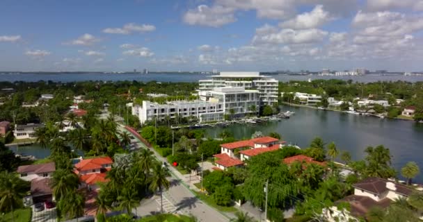 Légi Felvétel Ritz Carlton Residences Miami Beach — Stock videók