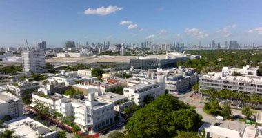 Miami Sahili Kongre Merkezi 5k hava görüntüsü