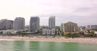 Fort Lauderdale Sahili FL 'deki 5k hava kameraları.