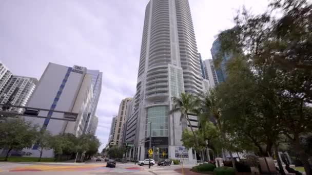 Motion Video Hyatt Centric Tower Las Olas Fort Lauderdale — Stockvideo