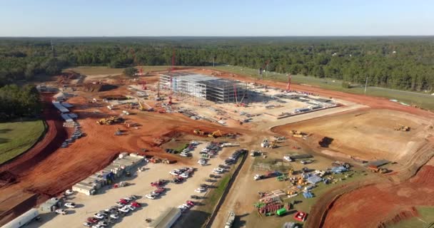 Almacén Amazon Construcción Tallahassee — Vídeos de Stock