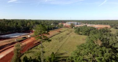 Tallahassee FL ABD yapımı Aerial video Amazon Fulfillment Center Warehouse