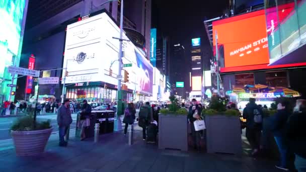Times Square November 2021 Rekaman — Stok Video