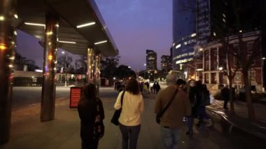 Battery Bikeway New York Şehri Manhattan NYC. 4k titreşimli sabit hareket pov görüntüsü