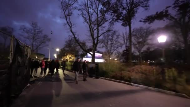 Motion Video Nyc Battery Park — Stockvideo