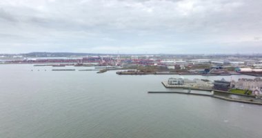 Port Liberty NJ USA 5k Hava Görüntüleri