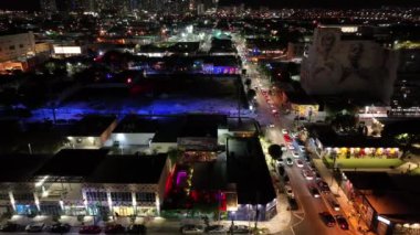 Miami Wynwood 4k Hava Panoraması