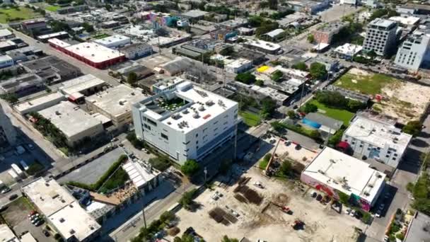 Imágenes Aéreas Miami Arts Charter School Wynwood — Vídeos de Stock