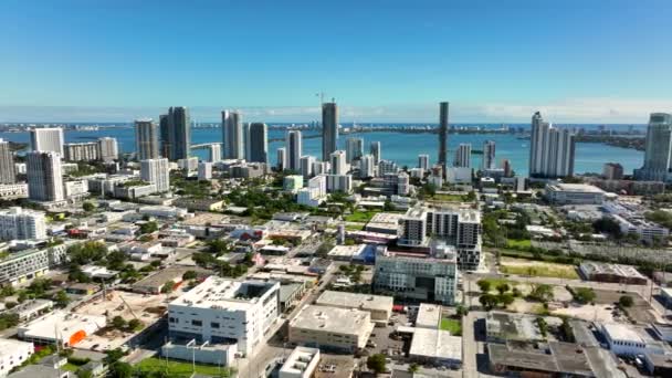 Vue Est Ouest Miami Wynwood Biscayne Bay — Video
