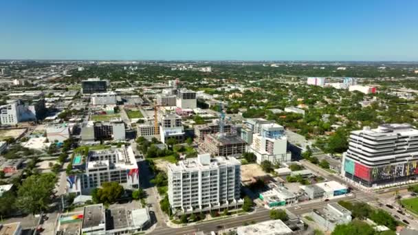 Офисные Жилые Комплексы Уинвуде Майами Флорида — стоковое видео