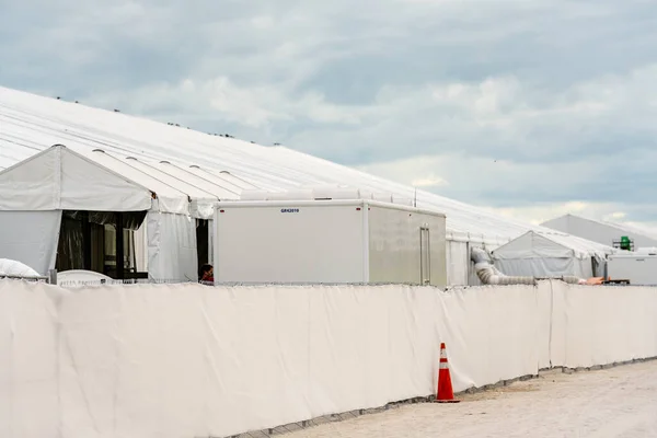 Tendas Miami Beach Art Basel 2021 — Fotografia de Stock
