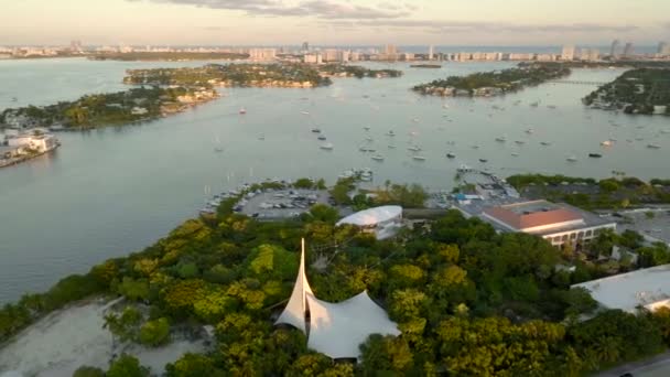 Imagens Drones Jungle Island Miami — Vídeo de Stock