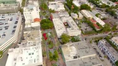 Hava aracı videosu Miami Beach Lincoln Road alışveriş merkezi