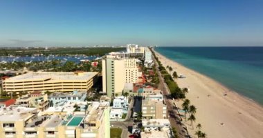 Hollywood Sahili FL 'deki 5 km' lik yörünge otelleri.