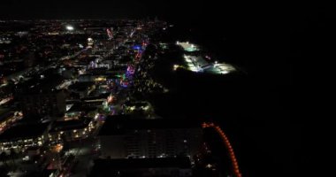 Miami Beach Sanat Basel 2021 gece video 5k 25p