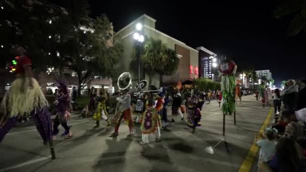 Utövare Boca Raton Holiday Parade — Stockvideo