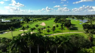 Hava görüntüsü Ulusal Golf Sahası Doral 4k
