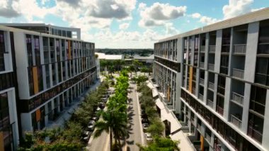 Doral Cityplace şehir mağazaları ve apartmanlar 4k