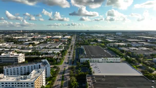 Luftbild Miami Doral 107Th Avenue Südwärts — Stockvideo