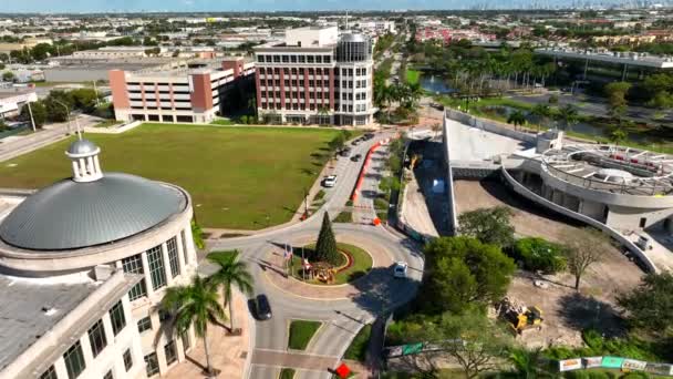 Aerial Downtown Doral — Stock Video