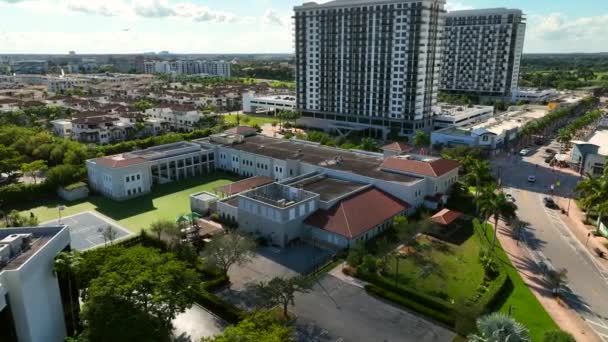 Vidéo Aérienne Centre Ville Doral Charter Elementary School — Video