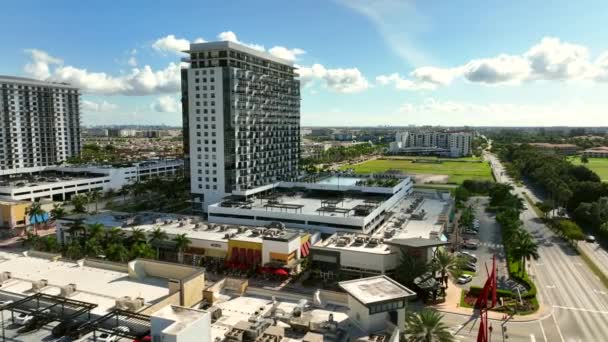 Mischnutzungsimmobilien Miami Doral — Stockvideo