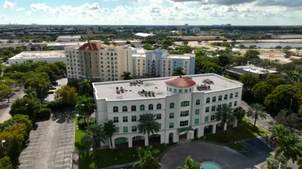 Letecký Záznam Staybridge Suites Miami Doral Ihg Hotel — Stock video