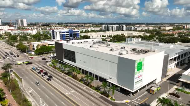 Centre Commercial Doral Square Miami Vidéo Drone Aérien — Video