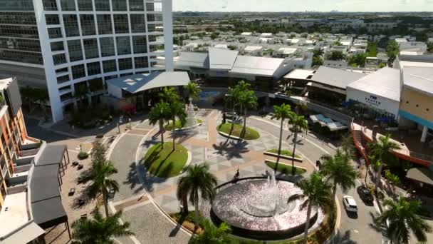 Drohnenvideo Doral Cityplace Miami — Stockvideo