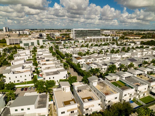 Bairro Com Casas Miami Doral — Fotografia de Stock