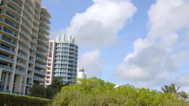 Miami Beach Scen Inspelad — Stockvideo