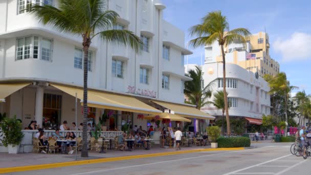 Carlyle South Beach Miami Vídeo Bruto — Vídeo de stock