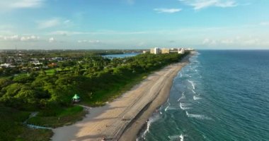 Boca Raton Florida 'nın hava video plajları