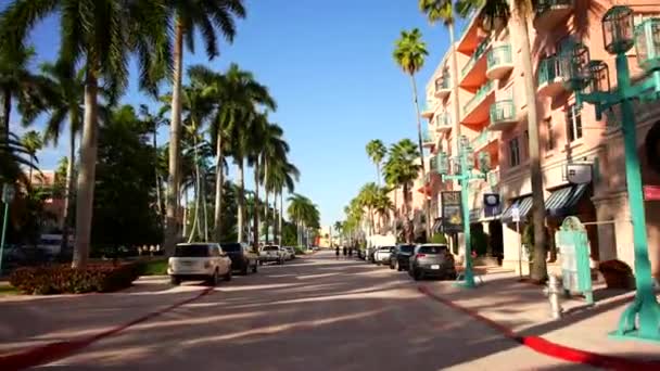 Vídeo Movimiento Terrestre Mizner Park Boca Raton — Vídeos de Stock