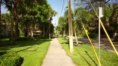 Eski Floresta mahallesi Boca Raton FL USA. 4k 60fps hareket videosu