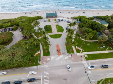 Hava fotoğrafı 1 S Okyanus Bulvarı Park Yeri Boca Raton FL
