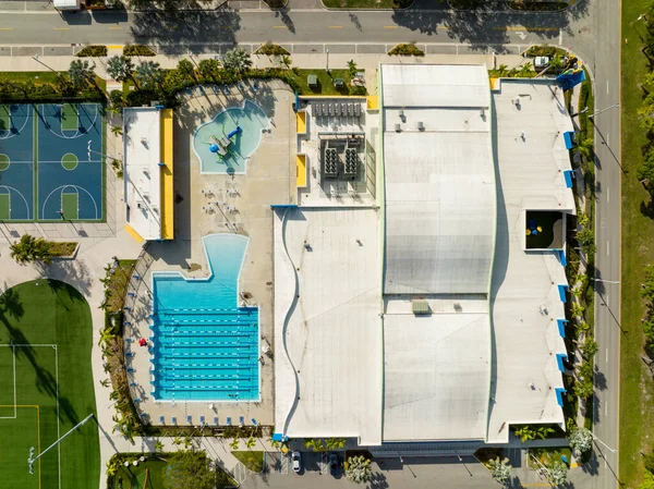 Aerial Photo Hallandale Beach Ymca — стокове фото