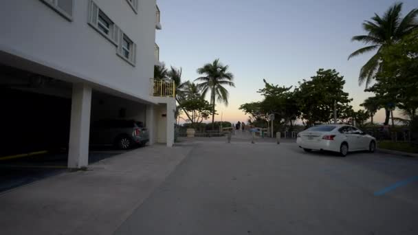 Hollywood Beach Estados Unidos Diciembre 2021 Jefferson Street Hollywood Beach — Vídeo de stock