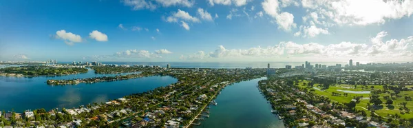 Beautiful Miami Beach Panorama Landscape — Stockfoto