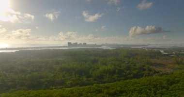 Miami 'de hava ve nemli sabah manzarası