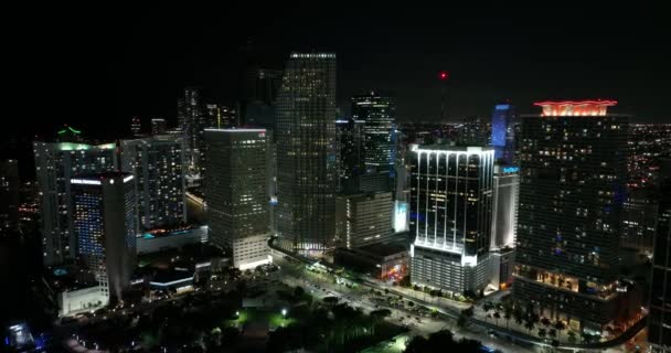 Southeast Financial Center Downtown Miami Antennenvideoanflug — Stockvideo