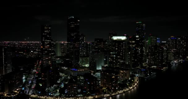 Vice City Miami Por Noche — Vídeos de Stock