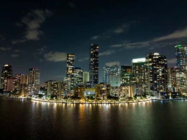 Highrise Buildings Brickell Miami — Stockfoto