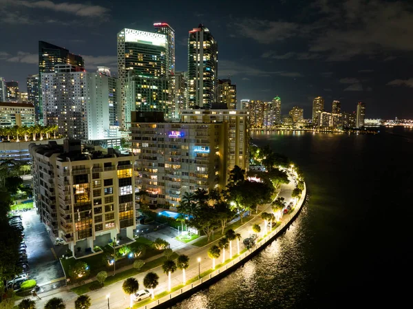 Appartementen Aan Het Water Miami Brickell Bay Drive — Stockfoto